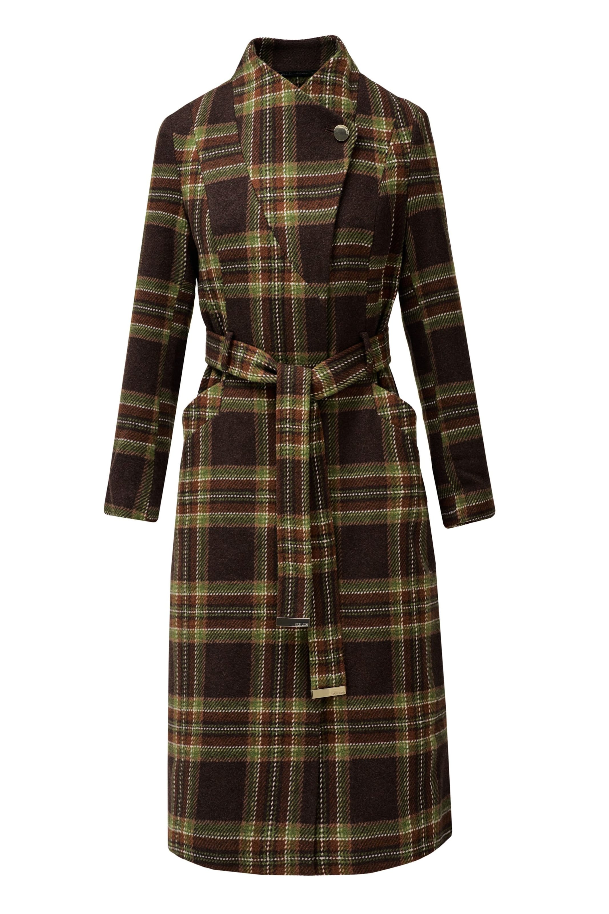 Salsa Jeans Bauernhof-Mäntel Pea Coat in Braun: Vorderseite