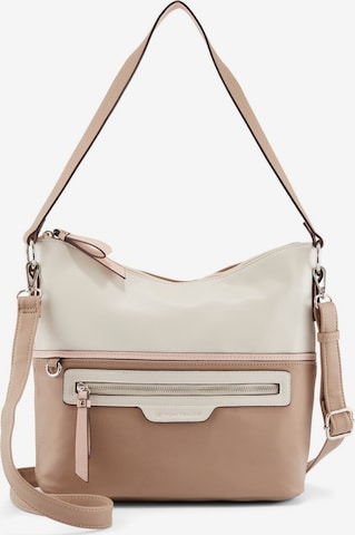 TOM TAILOR Shoulder Bag 'Jule' in Brown: front