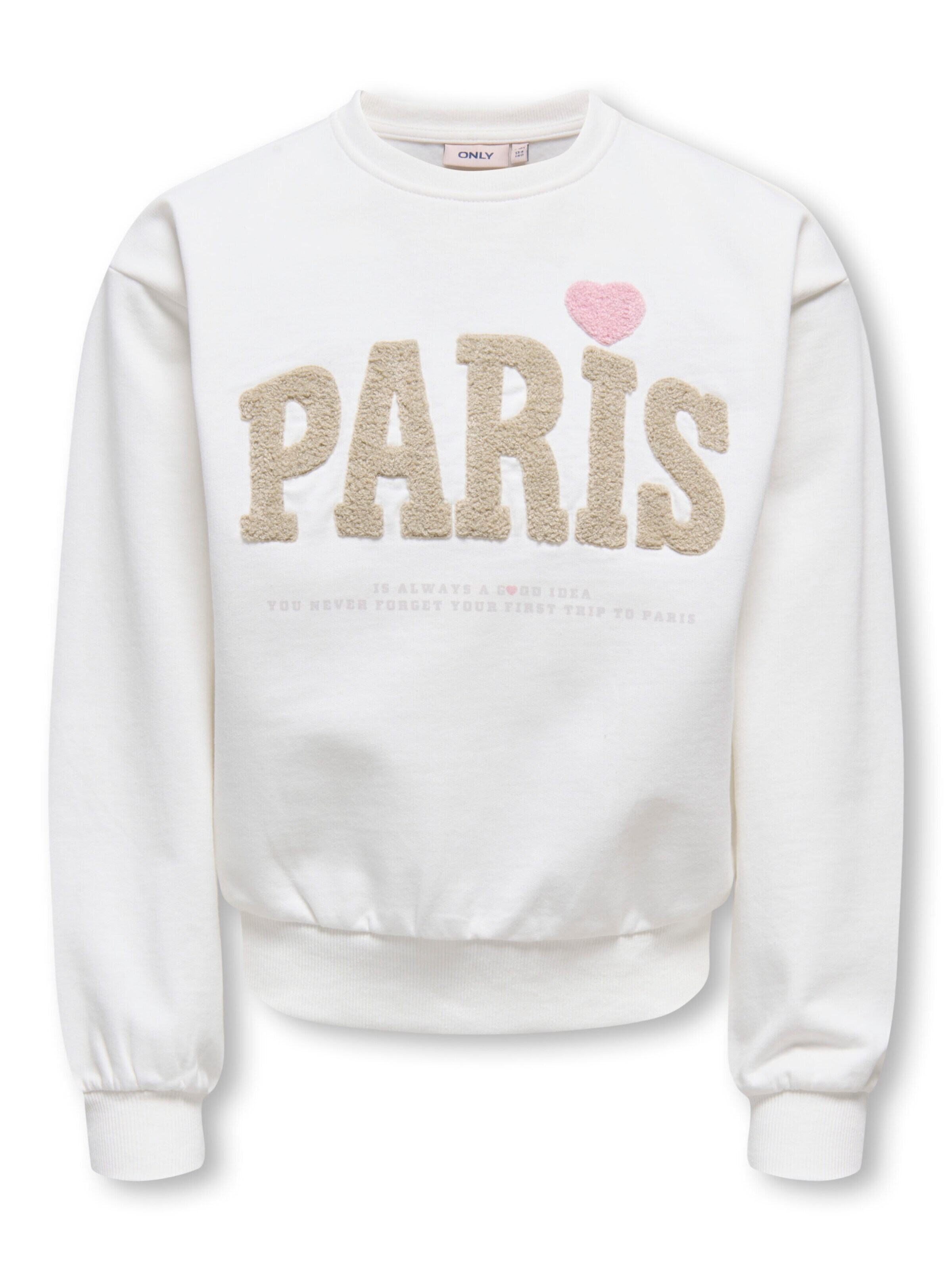 ONLY Sweatshirt in White: front