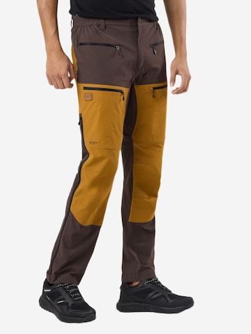 Regular Pantalon outdoor 'Lofoten' SWEDEMOUNT en marron