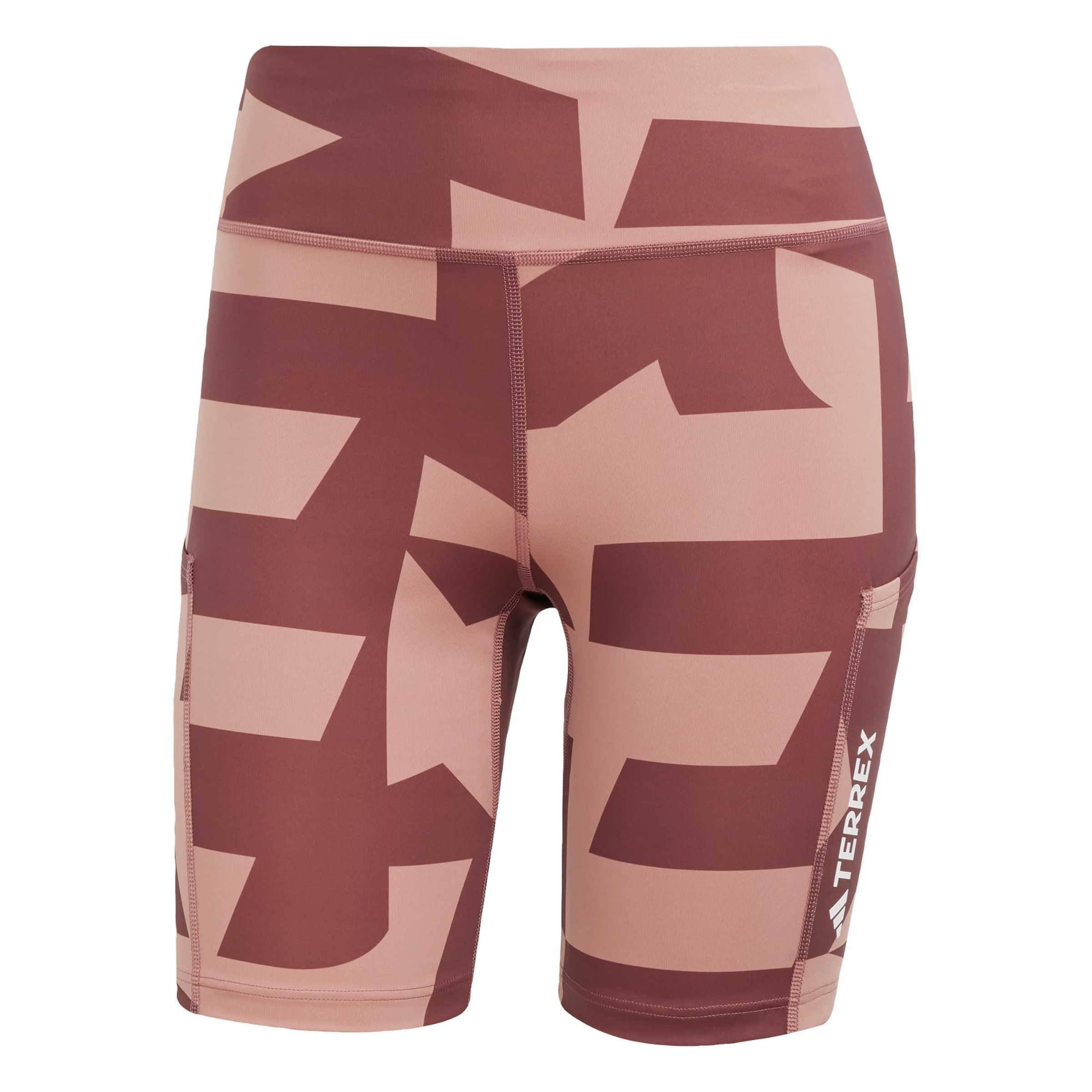 ADIDAS TERREX - Pantalón de montaña 'Multi 8-Inch Tight Shorts' en rosa: frente