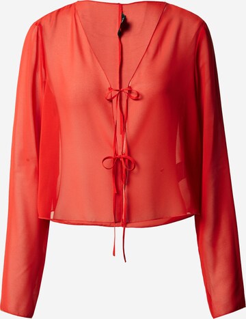 Monki - Blusa en rojo: frente