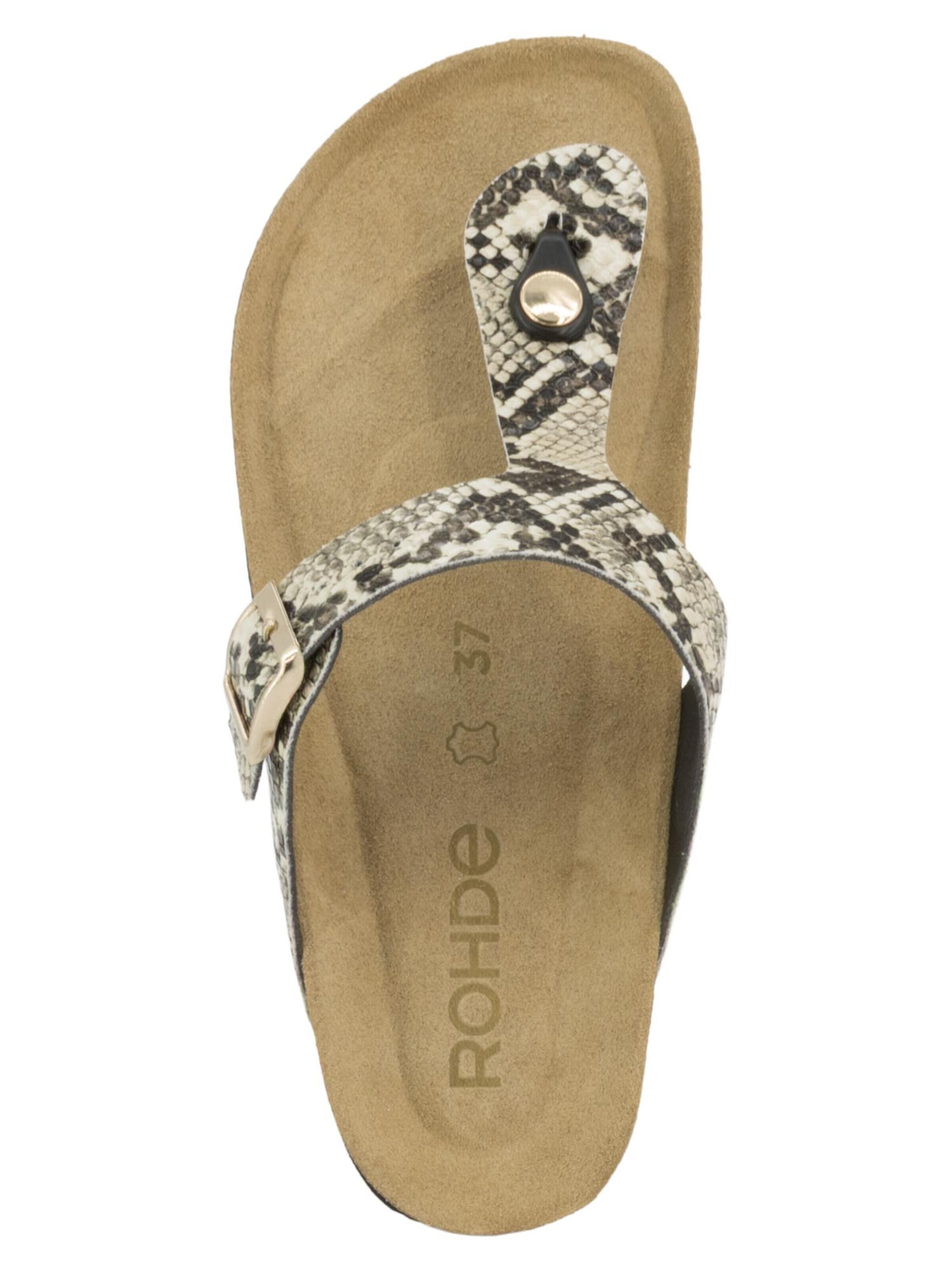 ROHDE T-Bar Sandals 'Alba' in Beige