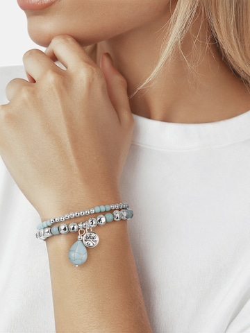 Lulu & Jane - Pulsera en plata: frente
