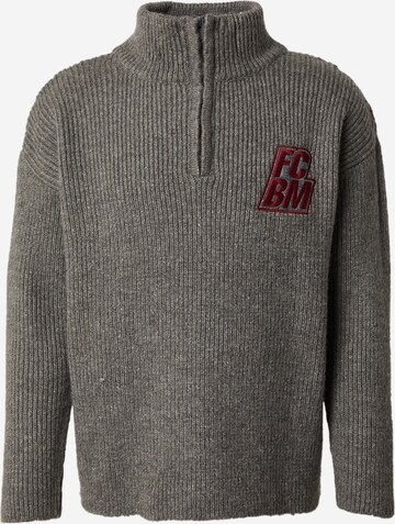 FCBM Pullover 'Carl' in Grau: predná strana