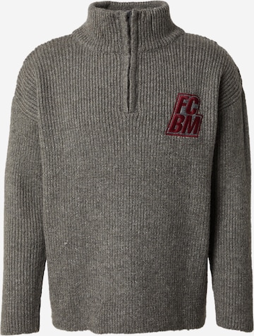 FCBM - Pullover 'Carl' em cinzento: frente