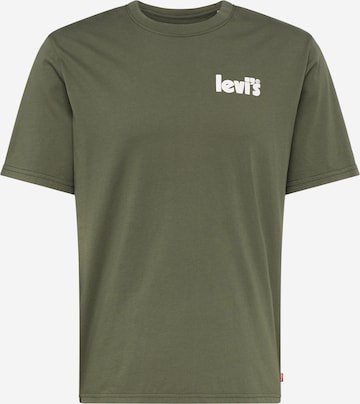 LEVI'S ® Shirt 'Relaxed Fit Tee' in Groen: voorkant