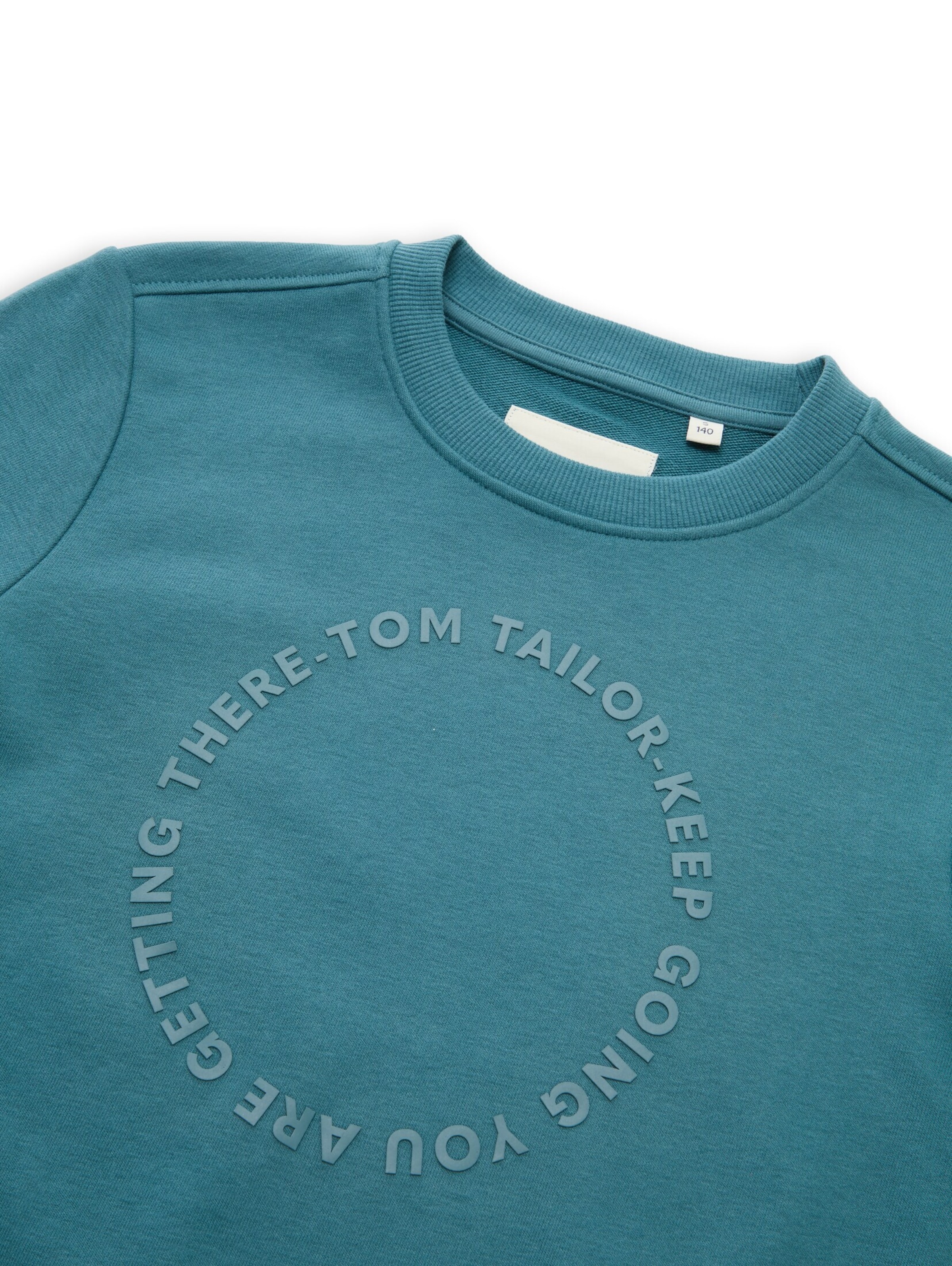 TOM TAILOR Sweatshirt in Grün