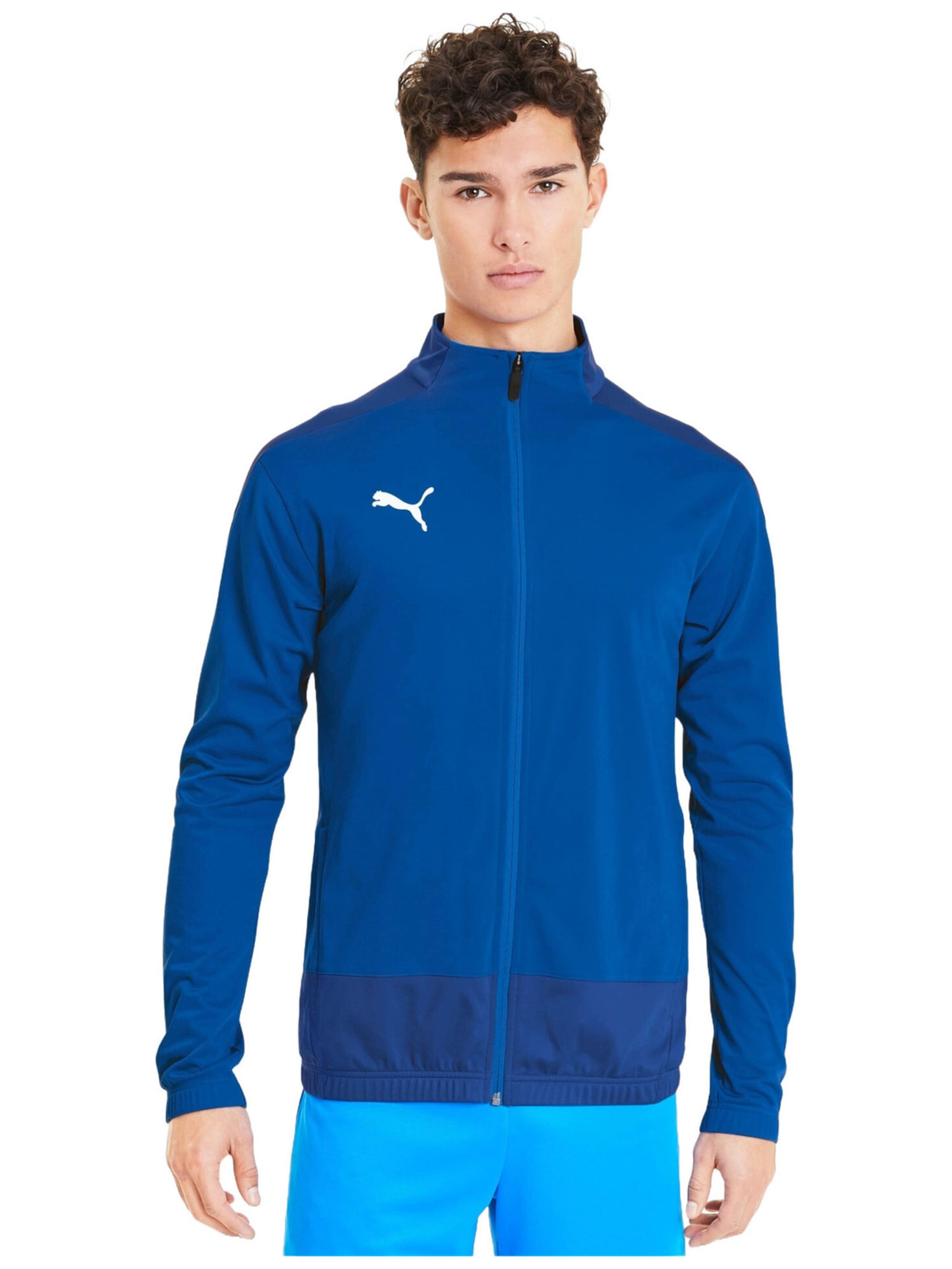 PUMA - Chaqueta deportiva 'Puma Teamgoal 23 Training Jacket' en azul: frente