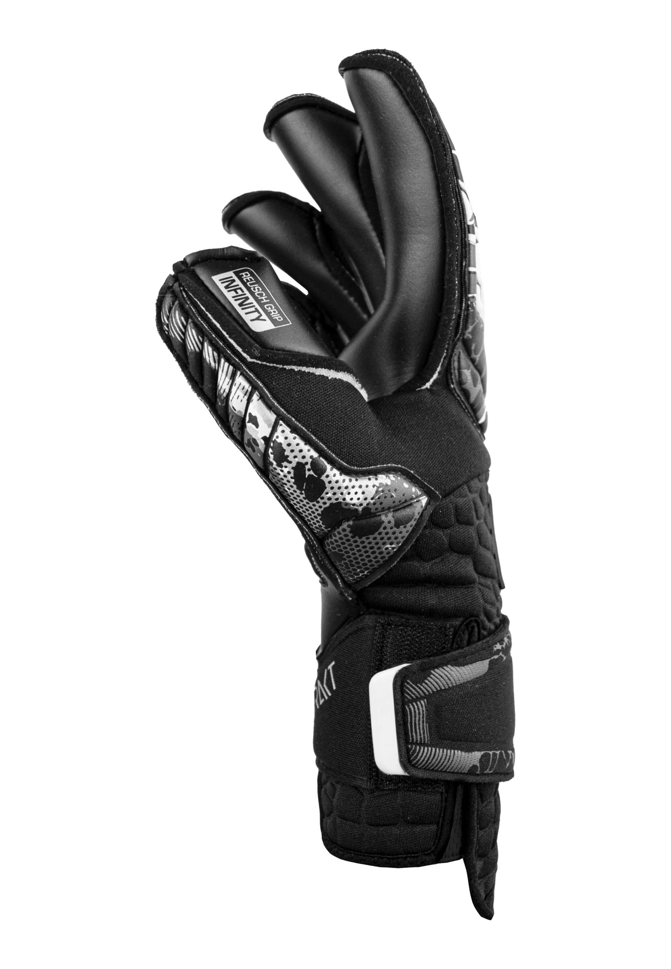 REUSCH Athletic Gloves in Black