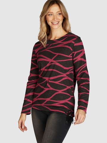 Navigazione Sweatshirt in Roze: voorkant