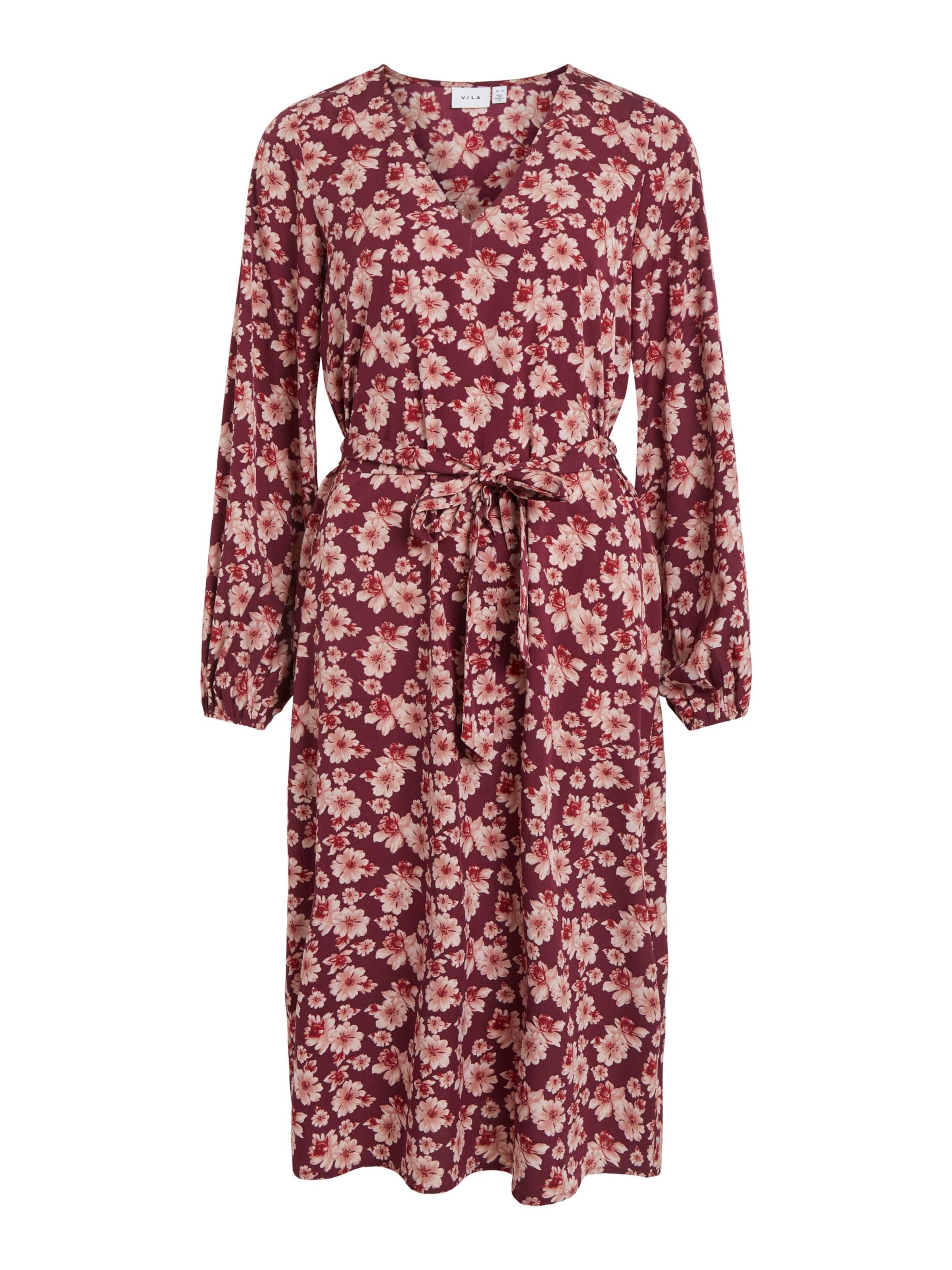 VILA Рокля в червено: отпред