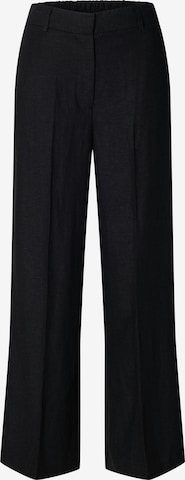 SELECTED FEMME Hlače na rob 'SLFMARGO-TARA' | črna barva: sprednja stran