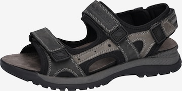WALDLÄUFER Trekkingsandale in Grau: Vorderseite