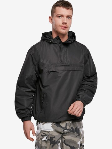 Brandit Between-Season Jacket in Black: front