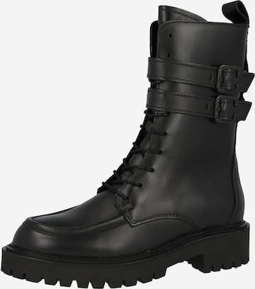 Bottines à lacets Marc O'Polo en noir : devant