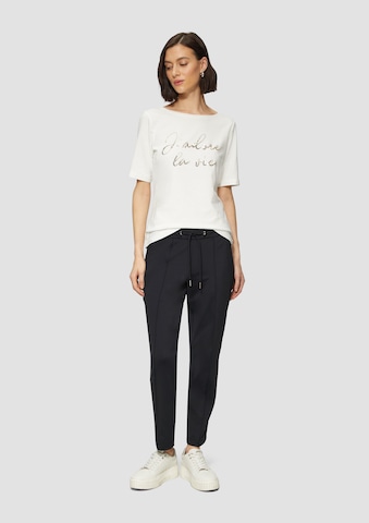 Coupe slim Pantalon à pince s.Oliver BLACK LABEL en bleu