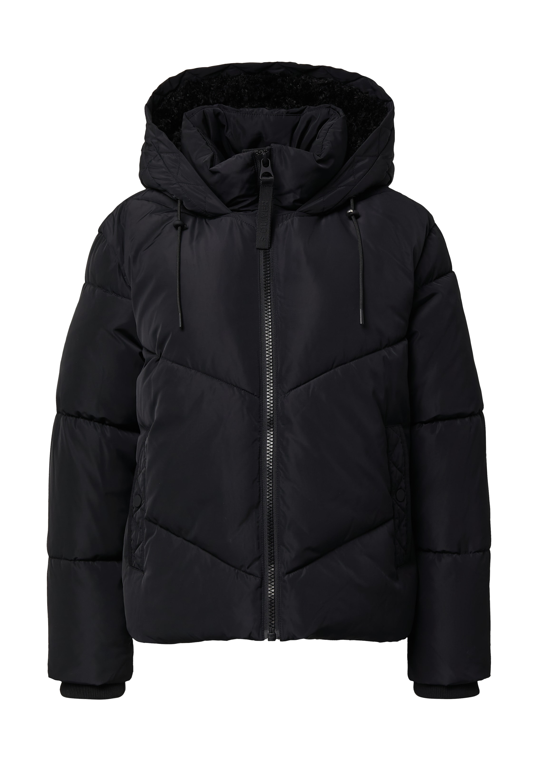 s.Oliver Winter Jacket in Black: front