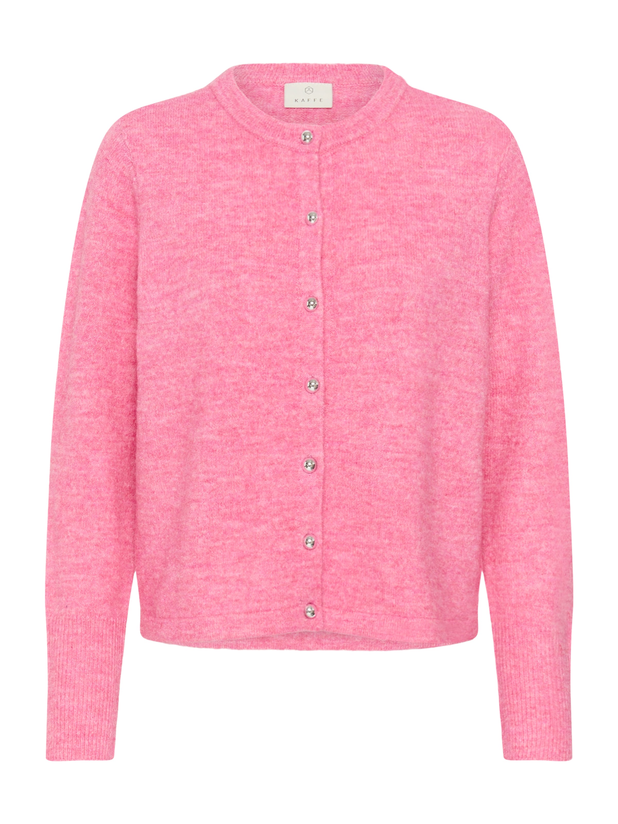 Kaffe Gebreid vest 'KANiel' in Roze: voorkant