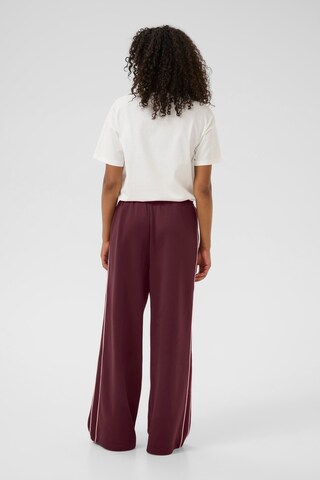 Wide Leg Pantalon 'KACory' Kaffe en rouge
