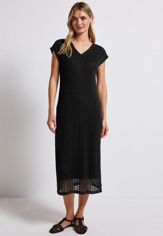 STREET ONE Kleid in Schwarz: Vorderseite