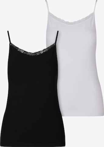Urban Classics Top in Schwarz: Vorderseite