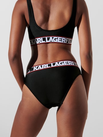 Karl Lagerfeld Bikinihose in Schwarz