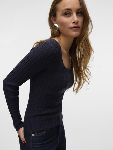 VERO MODA Pullover 'VMCecilie' i blå