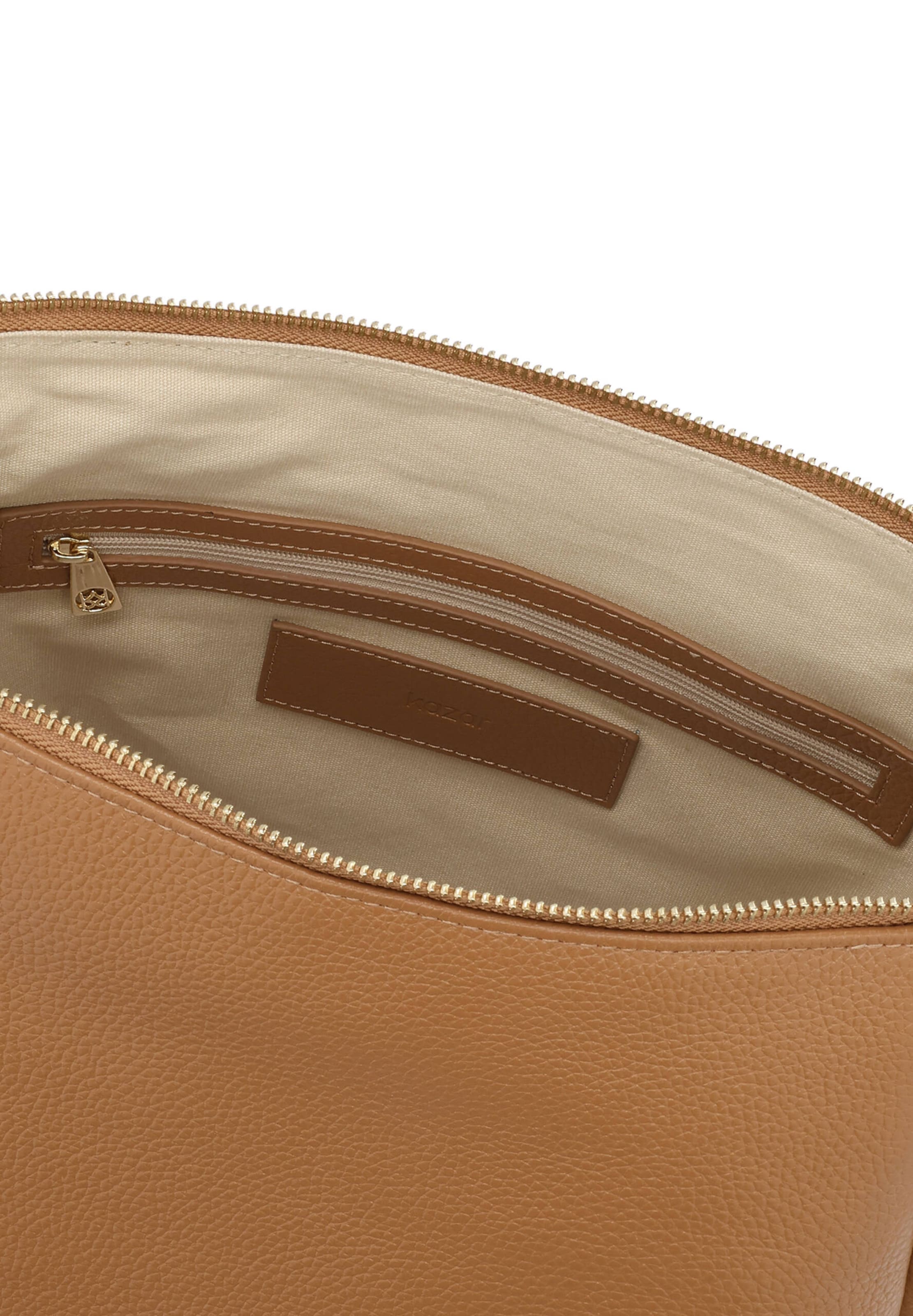 Kazar Skuldertaske i brun