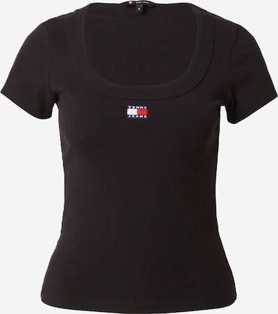 TOMMY HILFIGER T-shirt i ljusröd / svart / vit, Produktvy