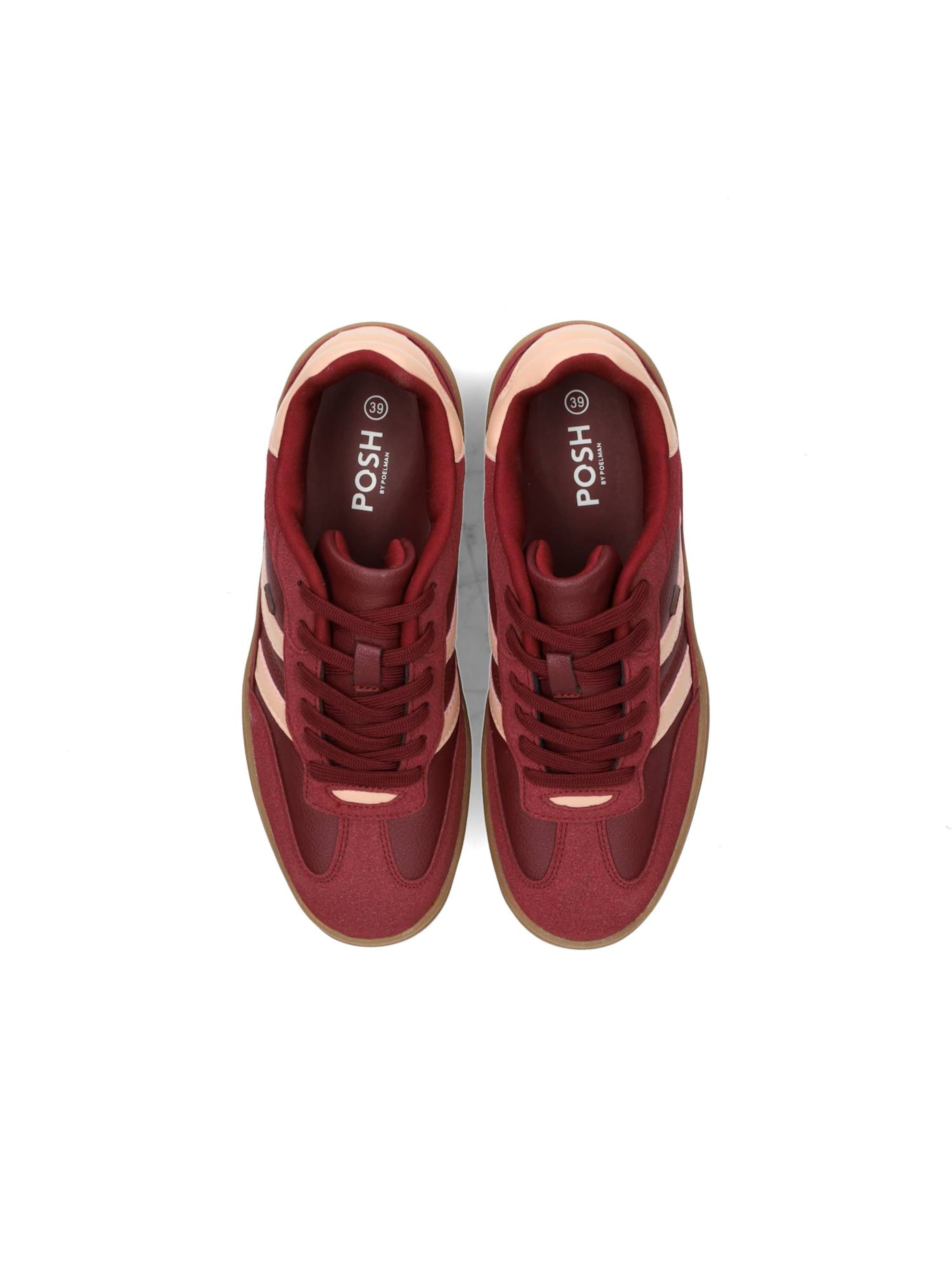 POSH by Poelman Sneakers laag in Rood