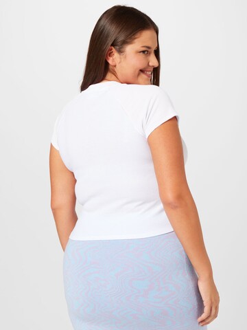 Cotton On Curve - Camiseta 'AMBER' en blanco