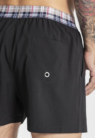Gianni Kavanagh Board Shorts 'British' in Black