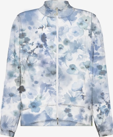 Veste de survêtement DEHA en bleu : devant