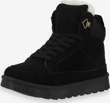 Van Hill Sneaker 'Natalie' in Schwarz: Vorderseite