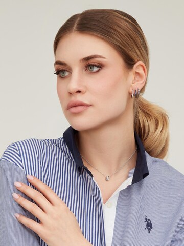 U.S. POLO ASSN. - Cadena 'Rebecca' en plata: frente