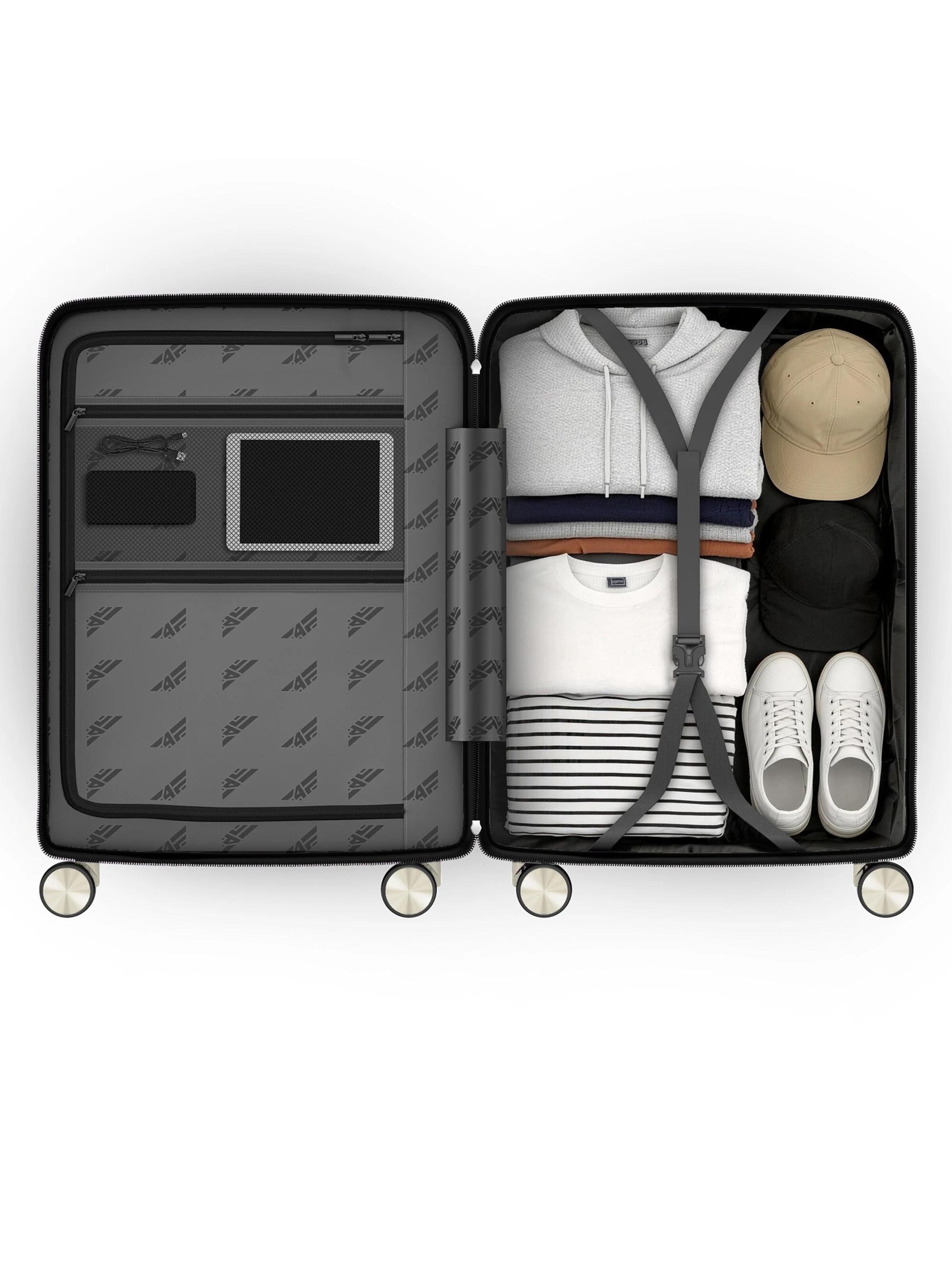 4FLY Suitcase Set 'Linea Lux' in Beige