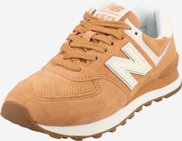 new balance Platform trainers '574' in Brown: front