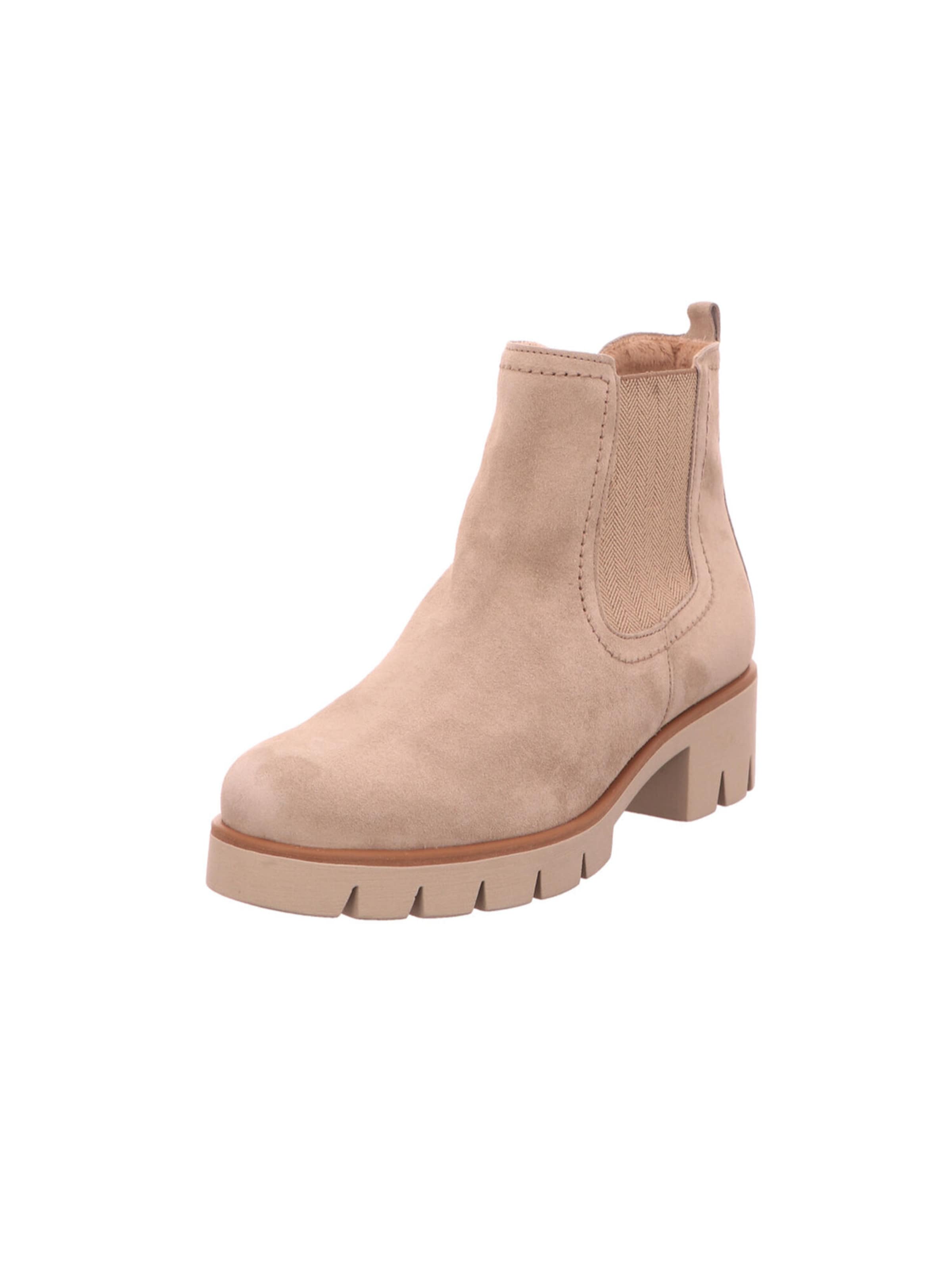 GABOR Chelsea Boots in Beige: front