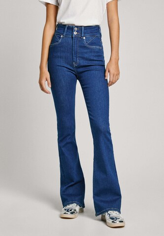 Pepe Jeans Boot cut Jeans 'UHW' in Blue: front