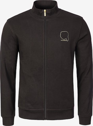 Karl Lagerfeld Sweatjacke in Braun: Vorderseite