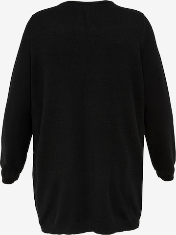 ONLY Carmakoma Knit Cardigan 'Carstone' in Black