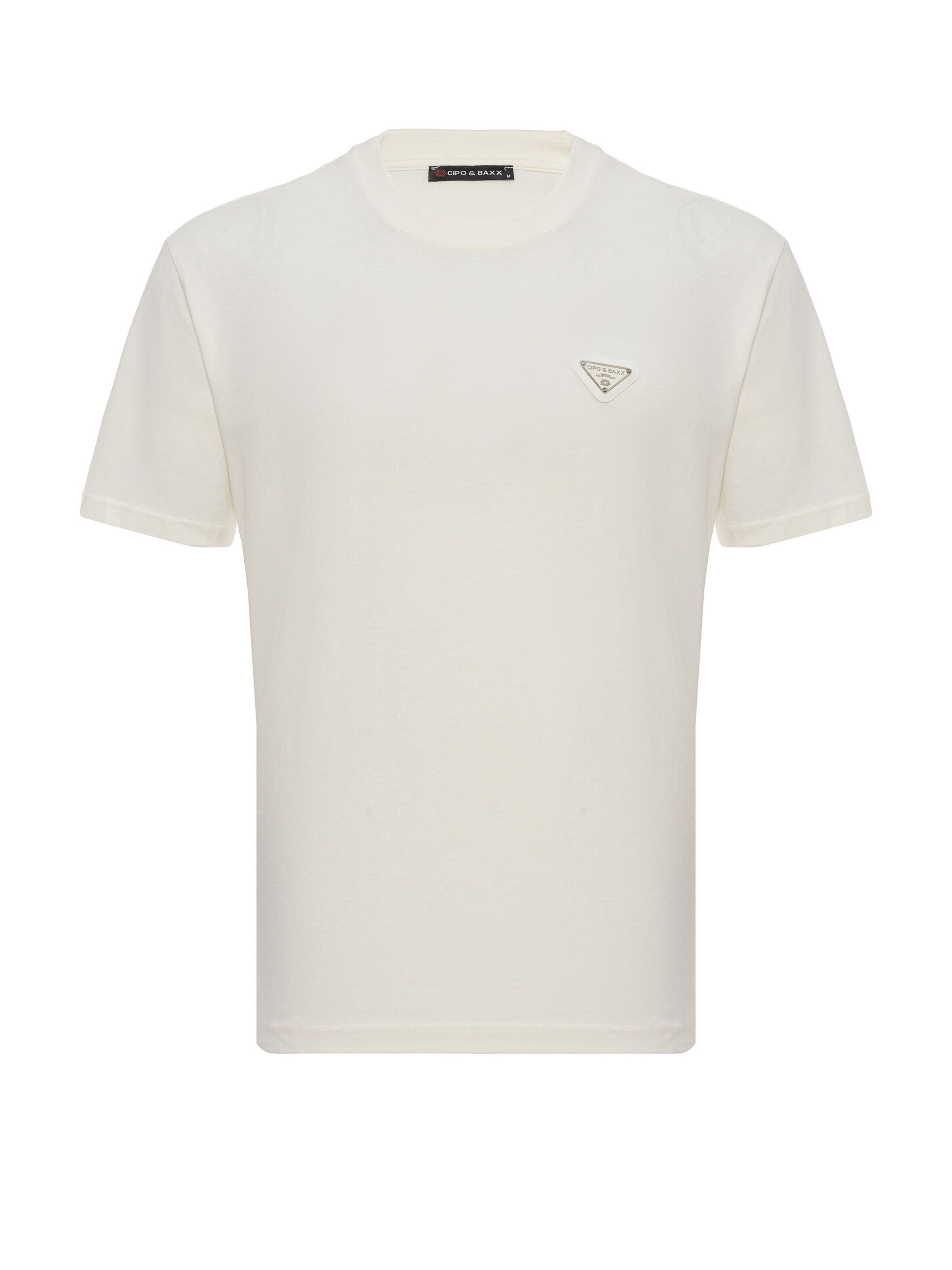 CIPO & BAXX T-Shirt 'CT823' in Regular Fit in L in ecru, Produktansicht