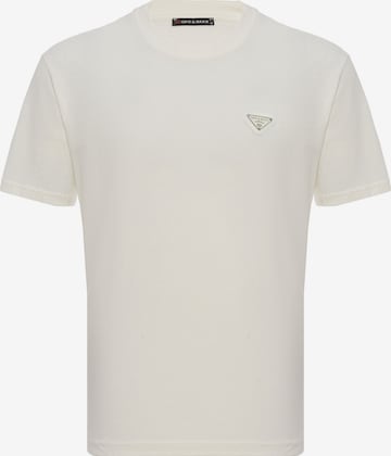 CIPO & BAXX Shirt 'CT823' in Wit: voorkant