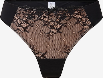 LingaDore String in Zwart: voorkant