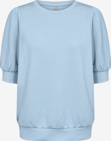 Sweat-shirt ' SC ' Soyaconcept en bleu : devant