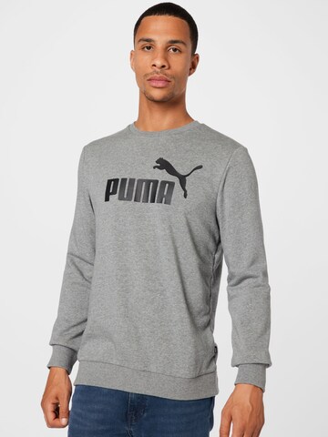PUMA Sportsweatshirt 'Ess' in Grau: Vorderseite