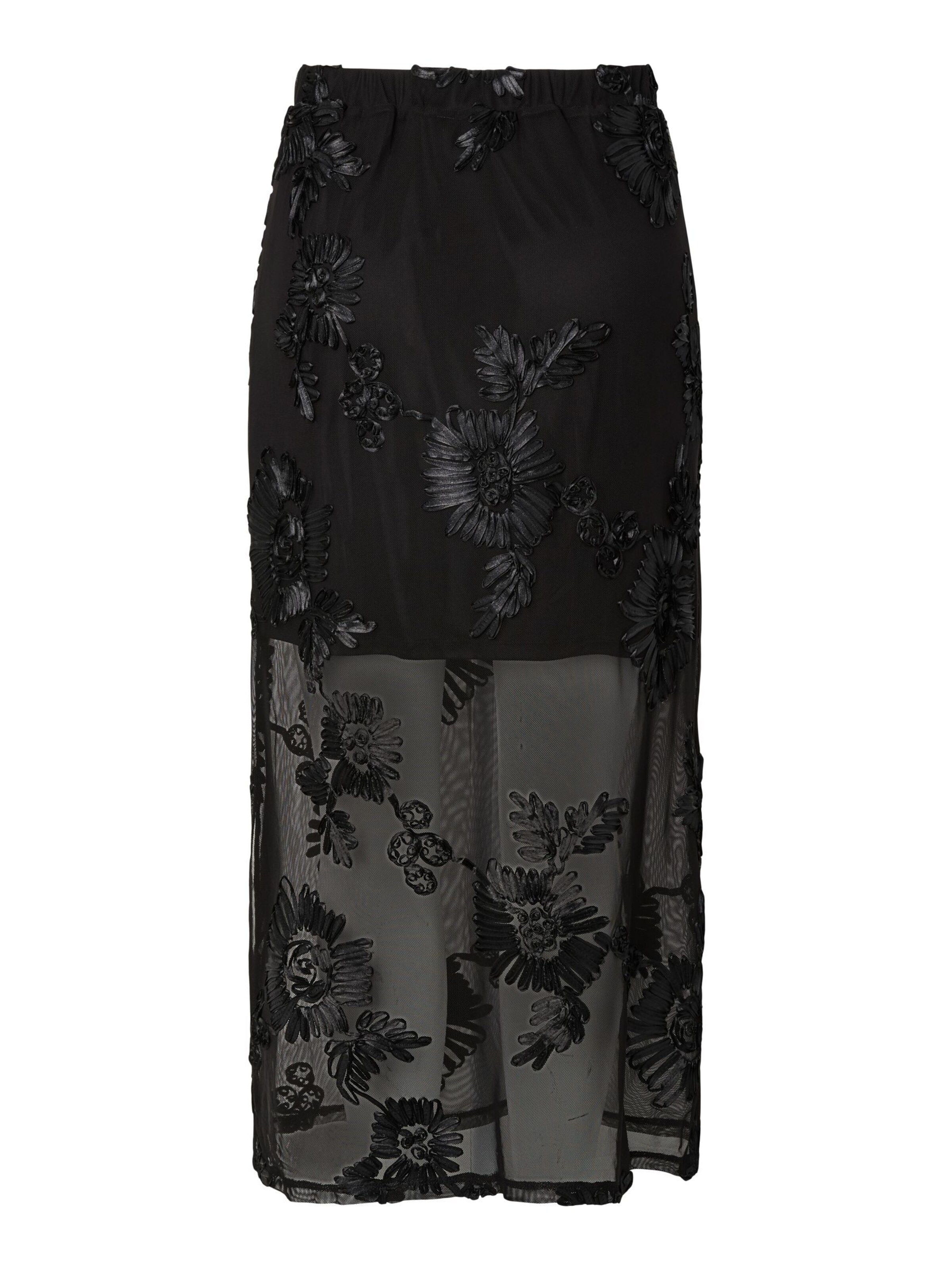 Gonna 'PCOFFIA HW' di PIECES in nero