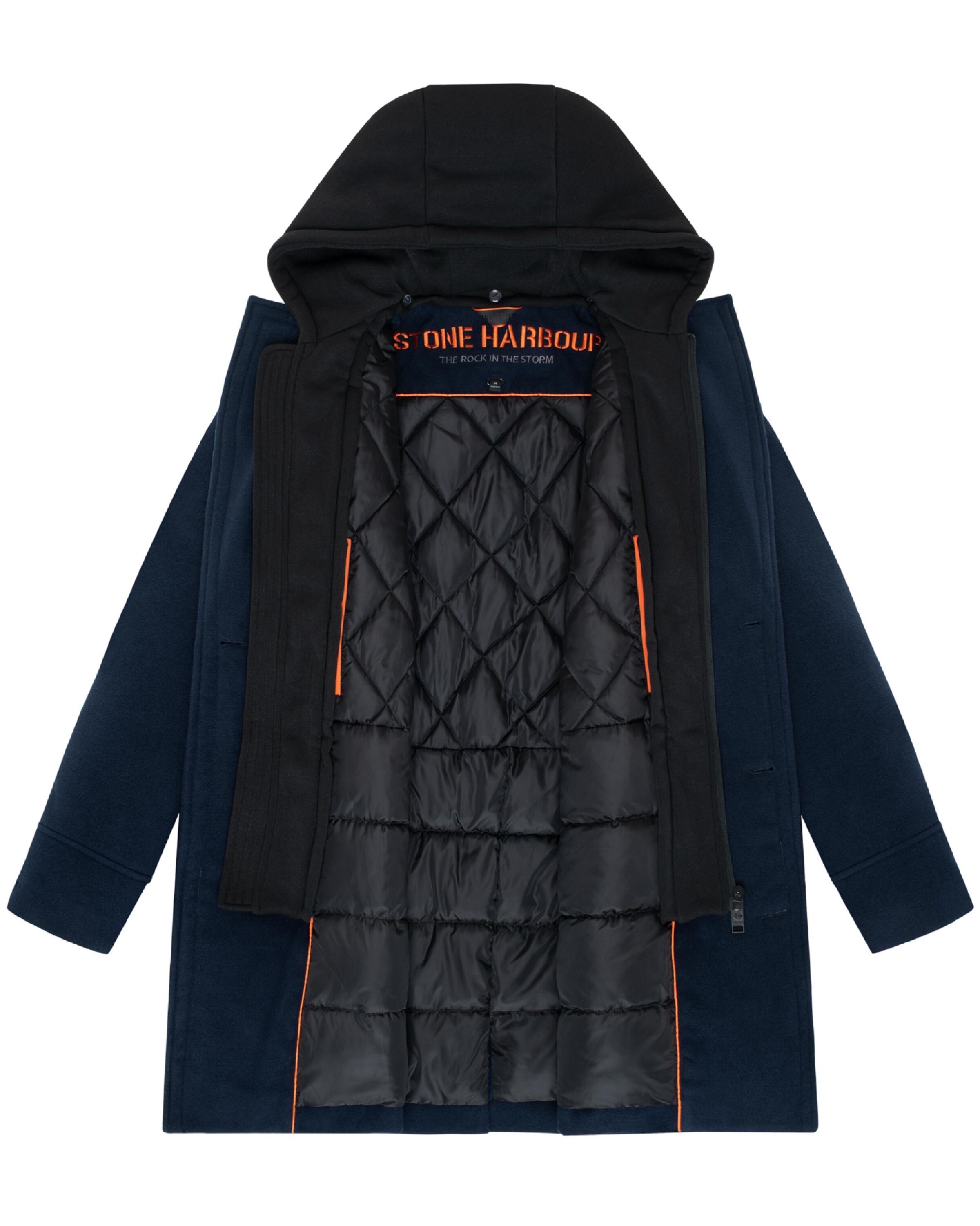 STONE HARBOUR Winterjas 'Darioon XX' in Blauw