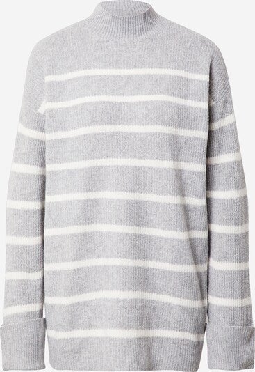 VERO MODA Pulover | siva / bela barva, Prikaz izdelka